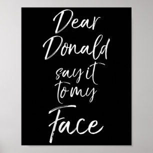 Womens Funny Kamala Harris Zitat Niedlich Lieber D Poster