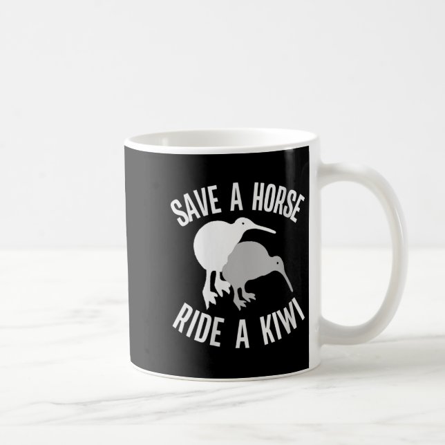 Womens Funny New Zealand Kiwi Meme Quote Save A Ho Kaffeetasse (Rechts)