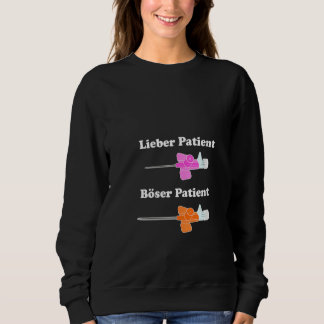 Womens Funny saying rescue service narcose medicin Sweatshirt