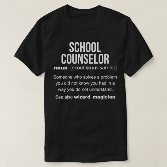 Womens Funny School Counselor VNeck T-Shirt (Design vorne)