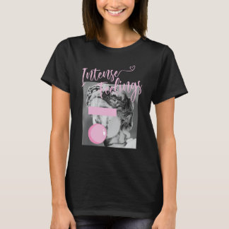 Womens Funny Sculpture Letter Graphic Niedlich Int T-Shirt