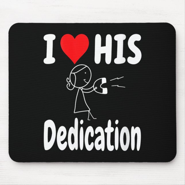 Women's Funny Valentine's Day Couple Matching I Lo Mousepad (Vorne)