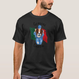 Womens Gemini Queen Mexican Queen Woman From Mexic T-Shirt