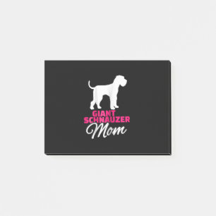 Womens Giant Schnauzer Mama Post-it Klebezettel