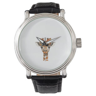 Womens Giraffe Boho Wildblume Coquette Bow Mama Mo Armbanduhr