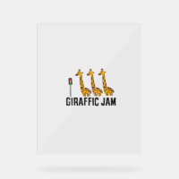 Womens Giraffic Jam Funny Giraffe Giraffe Pun Nied