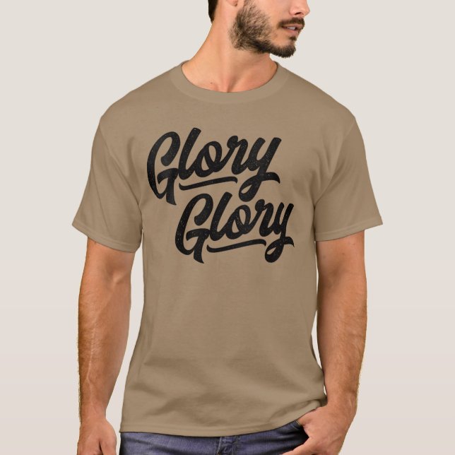 Womens Glory Glory Georgia Rally Fight Song VNeck  T-Shirt (Vorderseite)