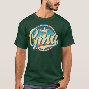 Womens Gma Retro Name Funny Vintag Style Grandmot T-Shirt