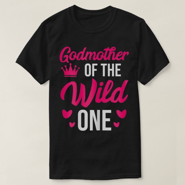 Womens Godmutter Godchildren Godson T-Shirt (Design vorne)