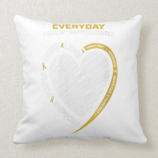 Womens Gold Memory Of My Granddaughter Childhood Kissen