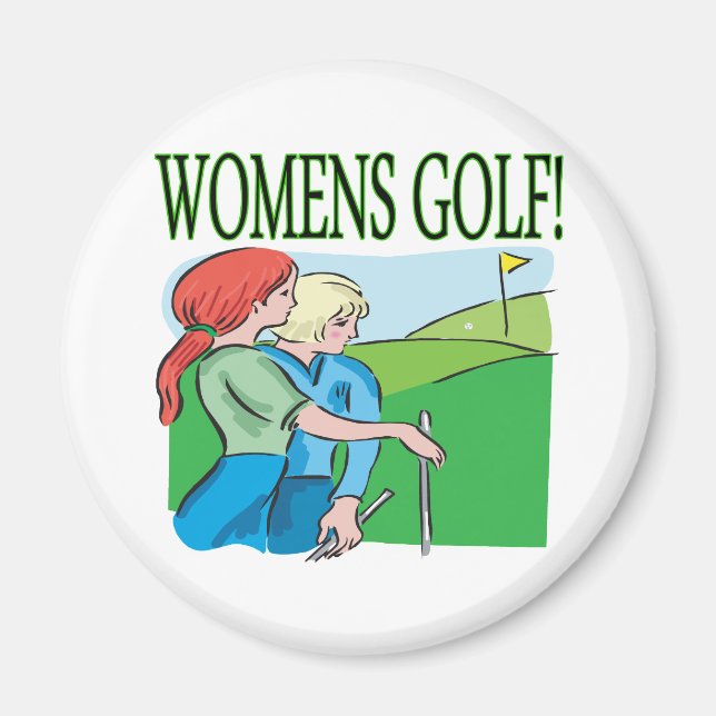 Womens Golf Magnet (Vorne)