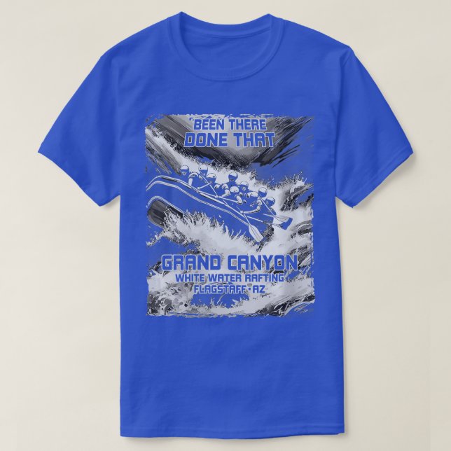 Womens Grand Canyon White Water Rafting River Rapi T-Shirt (Design vorne)