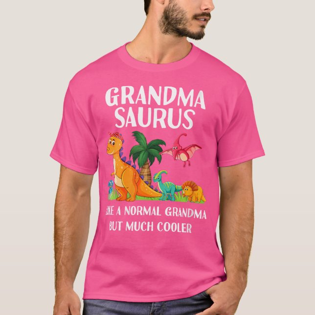 Womens Grandmasaurus Oma Saurus Women Dinosaurier T-Shirt (Vorderseite)