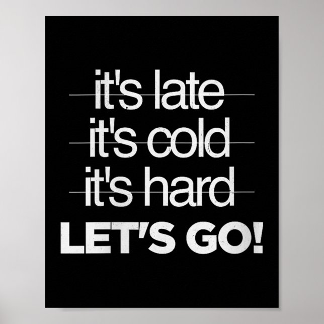 Womens Great Motivational Discipline Workout No Ex Poster (Vorne)