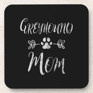 Womens Greyhound Mama Shirt Italienisches Greyhoun Getränkeuntersetzer