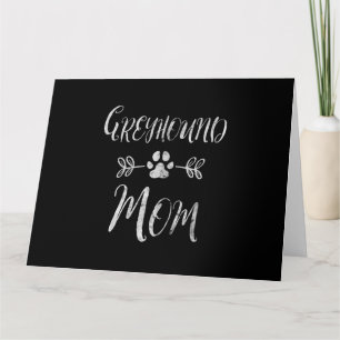 Womens Greyhound Mama Shirt Italienisches Greyhoun Karte