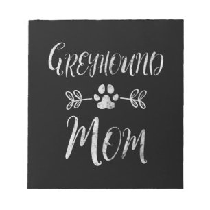 Womens Greyhound Mama Shirt Italienisches Greyhoun Notizblock