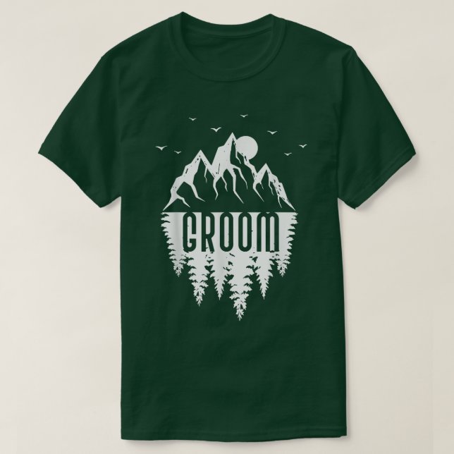 Womens Groom Wedding Brautparty Lover Nature Hon T-Shirt (Design vorne)