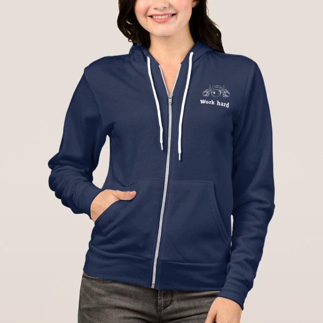 Women's Gym T-Shirt Hoodie (Vorderseite)