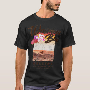 Womens Haleiwa Hawaii Waimea Bay North Shore Vinta T-Shirt