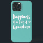 Womens Happiness is Being a Grandma Grandmother Case-Mate iPhone Hülle<br><div class="desc">Womens Happiness is Being a Grandma Grandmother Mom Mother's Day Gift. Perfect gift for your dad,  mom,  papa,  men,  women,  friend and family members on Thanksgiving Day,  Christmas Day,  Mothers Day,  Fathers Day,  4th of July,  1776 Independent day,  Veterans Day,  Halloween Day,  Patrick's Day</div>