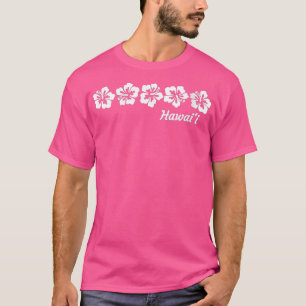 Womens Hawaii Hibiskus Blume Hawaiian VNeck T-Shirt