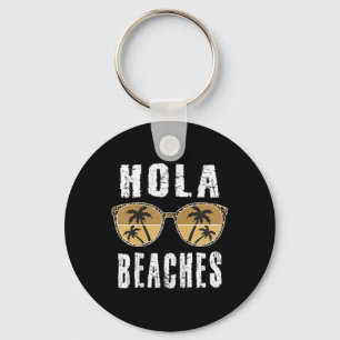 Womens Hola Funny Pineaple Beach Sommerurlaub Schlüsselanhänger