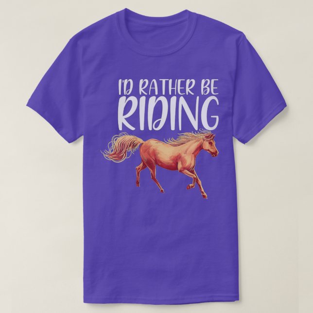 Womens Horse Rider Id statt Reitsport Lov T-Shirt (Design vorne)