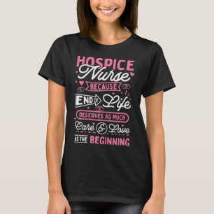 Womens Hospice Nurse T - Shirt