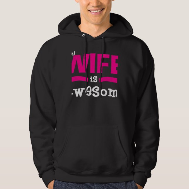 Womens Humorous Statement Valentine's Day In Love  Hoodie (Vorderseite)