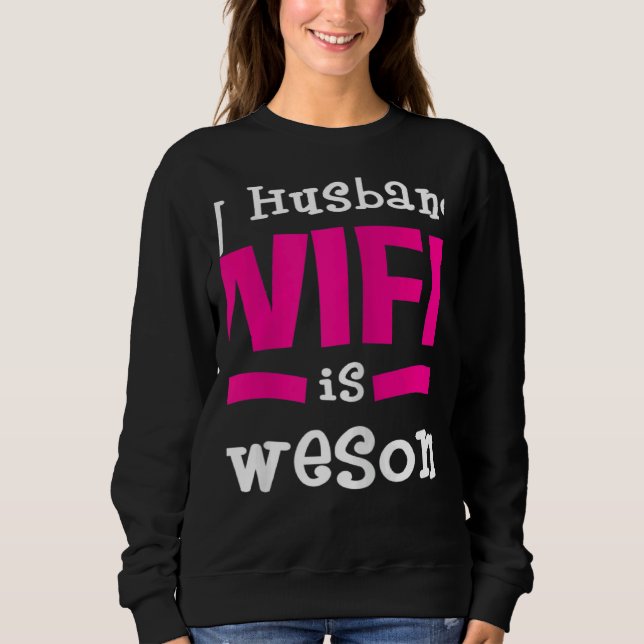 Womens Humorous Statement Valentine's Day In Love  Sweatshirt (Vorderseite)