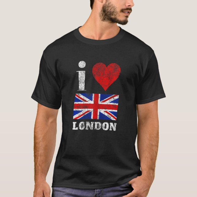 Womens I Liebe London British Vereinigtes Königrei T-Shirt (Vorderseite)