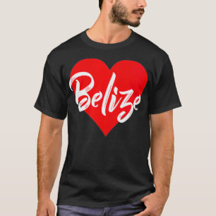 Womens I Love Belize Tshirt Belizean Lover Don Fo