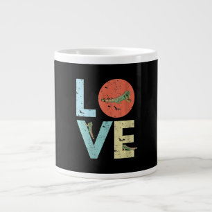Womens Iguana Lover Gift Iguana Mama Vater Reptile Jumbo-Tasse