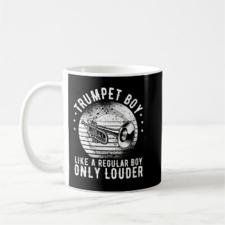 Womens Jazz Trumpet Junge März Band VNeck Kaffeetasse