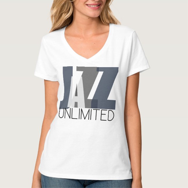Women's Jazz Unlimited Basic V-Neck T-Shirt (Vorderseite)