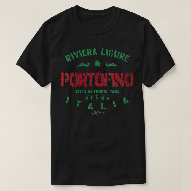 Womens JCombs Portofino, Italien  T-Shirt (Design vorne)