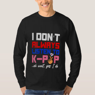 Womens K Pop Music Südkoreanischer Fan Korea Saran T-Shirt