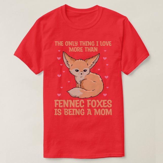 Womens Kawaii Fennec Fox Design for a Fennec Fox T-Shirt (Design vorne)