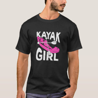Womens Kayaking Design für ein Kayak-Mädchen T-Shirt