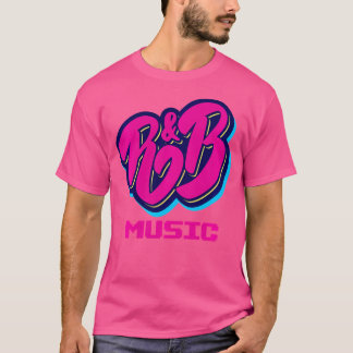 Women's Kids Cool Retro Rb Music Party Graph T-Shirt