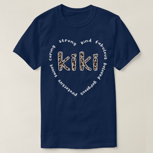 Womens Kiki Großmutter Heart Kiki Oma Appreci T-Shirt (Design vorne)