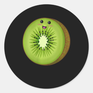 Womens Kiwi Kostüme Nahrungsmittel Obst Halloween Runder Aufkleber