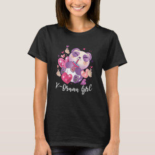 Womens Korean Drama Kdrama Girl Finger Heart T-Shirt