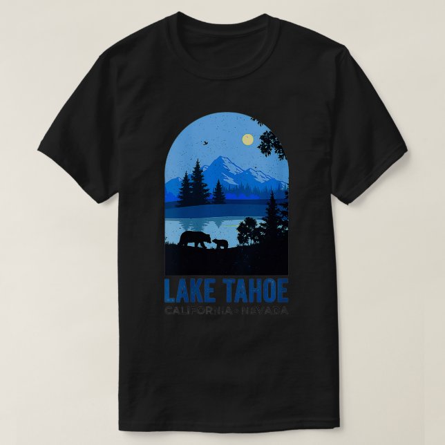 Womens Lake Tahoe California Nevada Summer Vacatio T-Shirt (Design vorne)