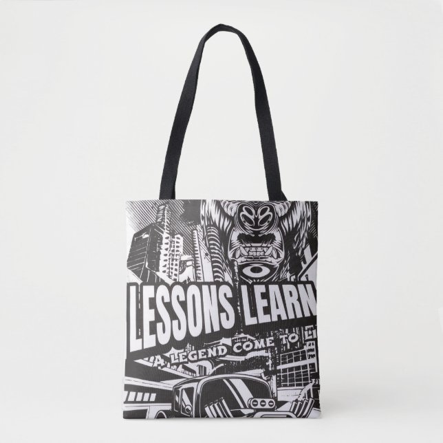 WOMEN'S LEGENDARY GORILLA LESSONS LEARN TOTE BAG  (Devant)