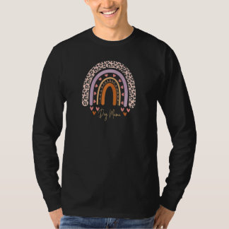 Womens Leopard Rainbow Dog Mama T-Shirt