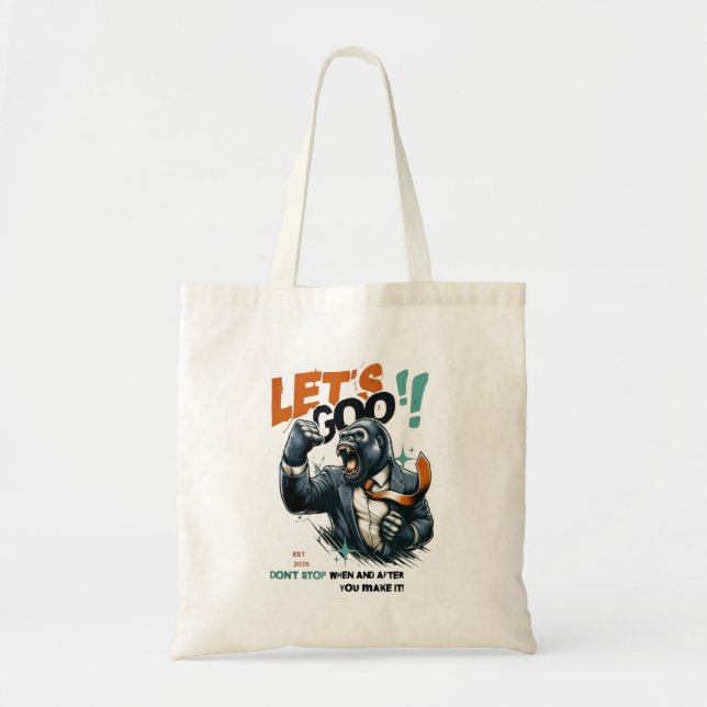 WOMEN'S LET'S GOO LESSONS LEARN TOTE BAG  (Devant)