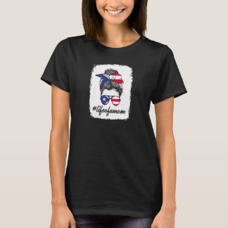 Womens Lifeofamom Puerto Rican T-Shirt