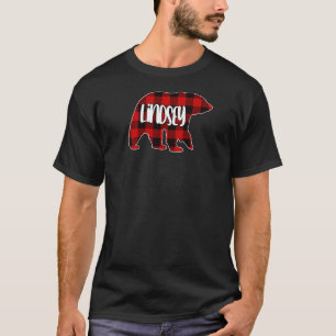 Womens Lindsey Bear Custom Red Buffalo Kariert Chr T-Shirt